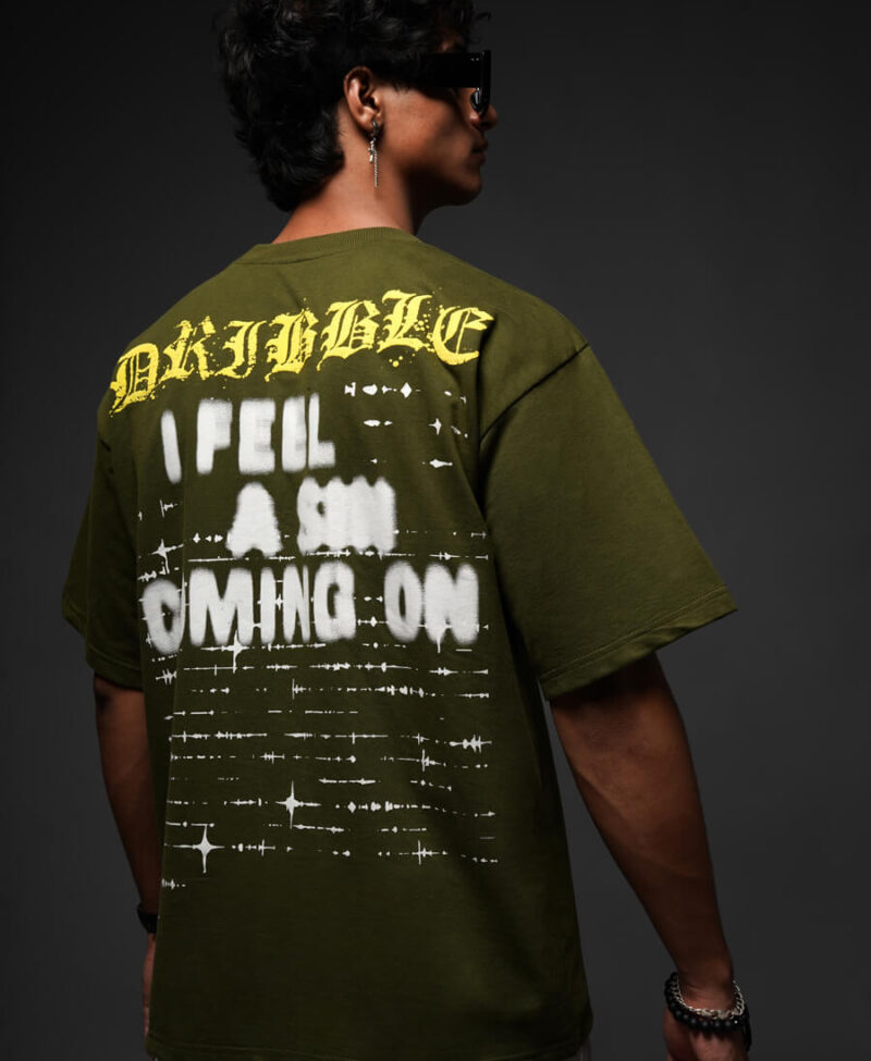 SHADOWS OLIVE TEE 2