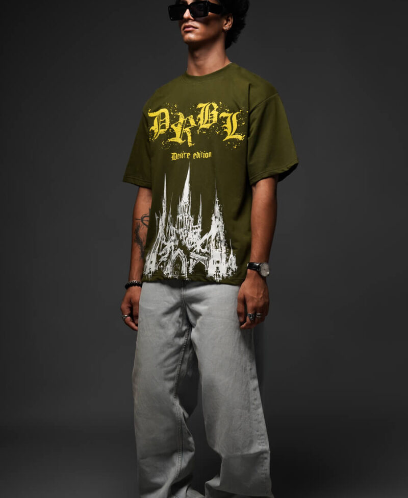 SHADOWS OLIVE TEE 22