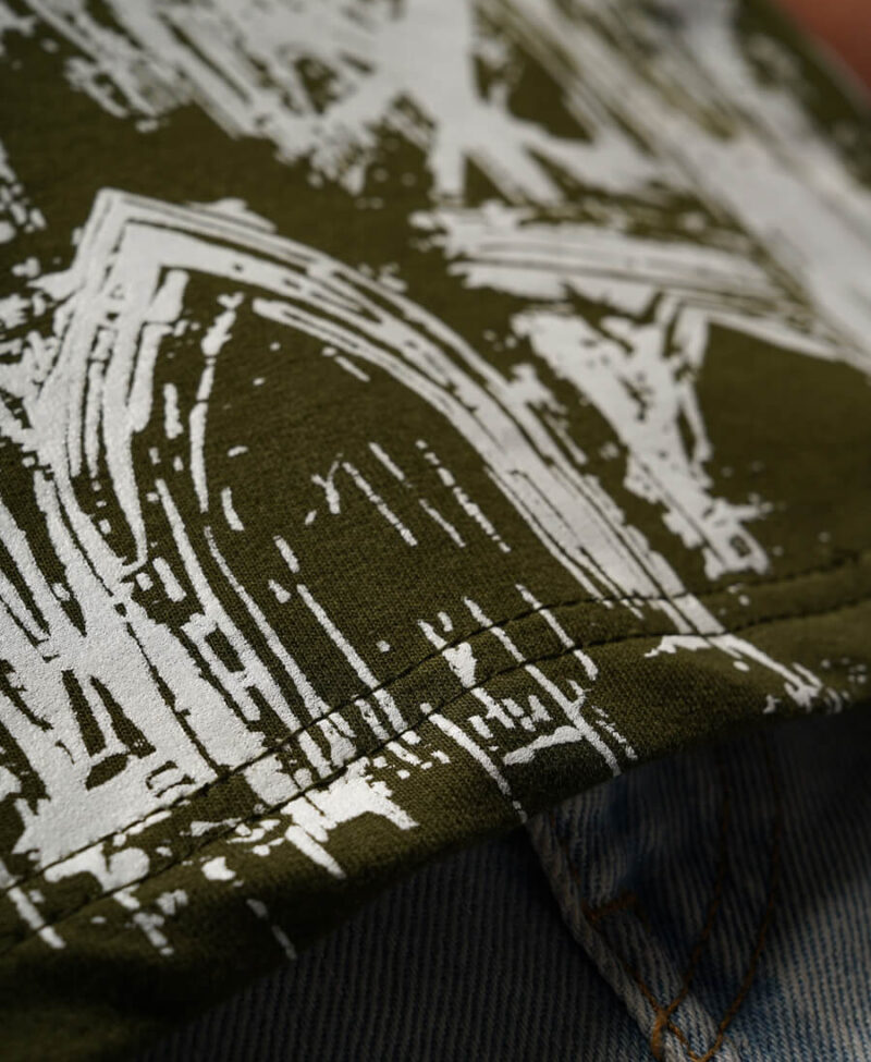 SHADOWS OLIVE TEE 7