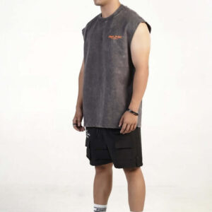 Waffle Vest (CHARCOAL) 3 (1)